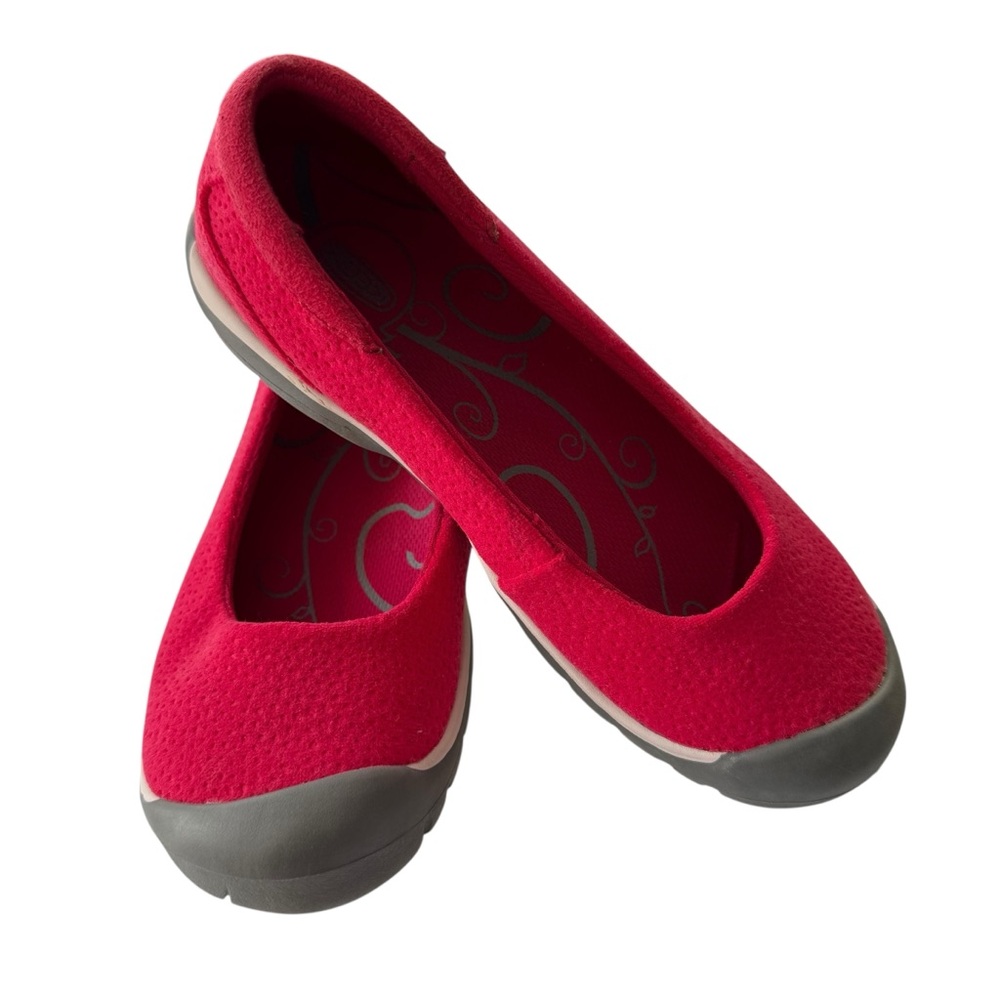 KEEN Women's Red Slip-On Flats